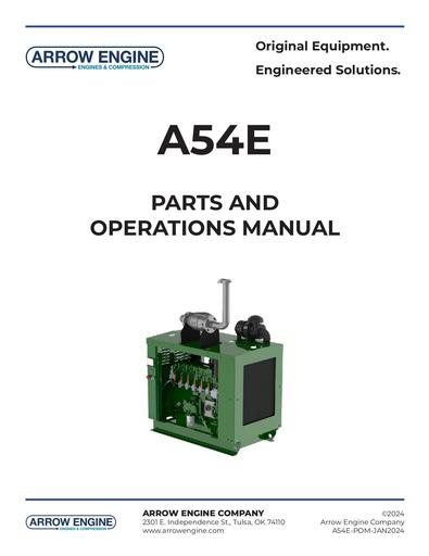A54E Parts and Operations Manual