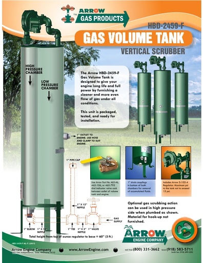 Gas Volume Tank/Vertical Scrubber Flier