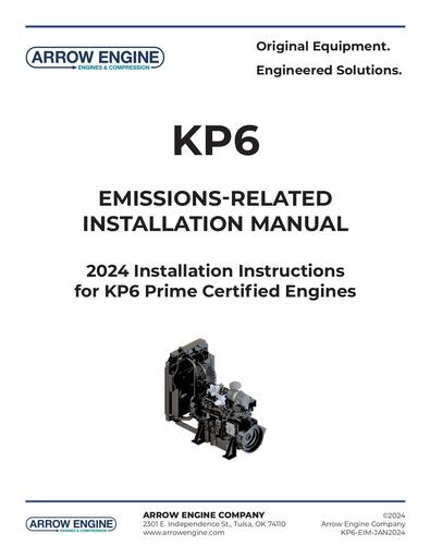 KP6 Prime Emissions-Related Installation Manual