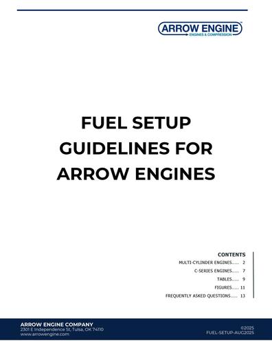 Fuel Setup Guidelines