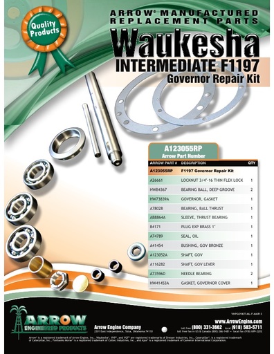 Waukesha® Intermediate Governor Repair Kit