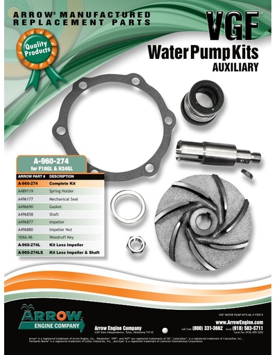 VGF® Water Pump Kits