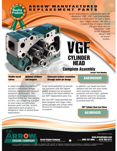 VGF® Cylinder Head Flier