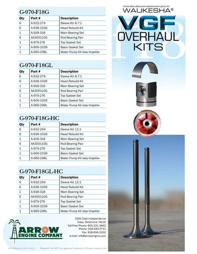 VGF® Overhaul Kit Flier