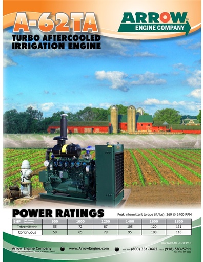 A62TA Irrigation Flier