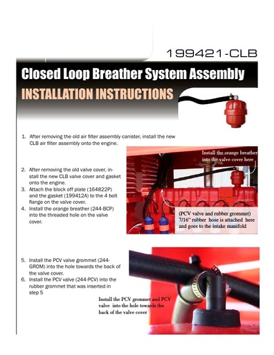 Closed Loop Breather System