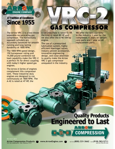 VRC-2 Gas Compressor Flier